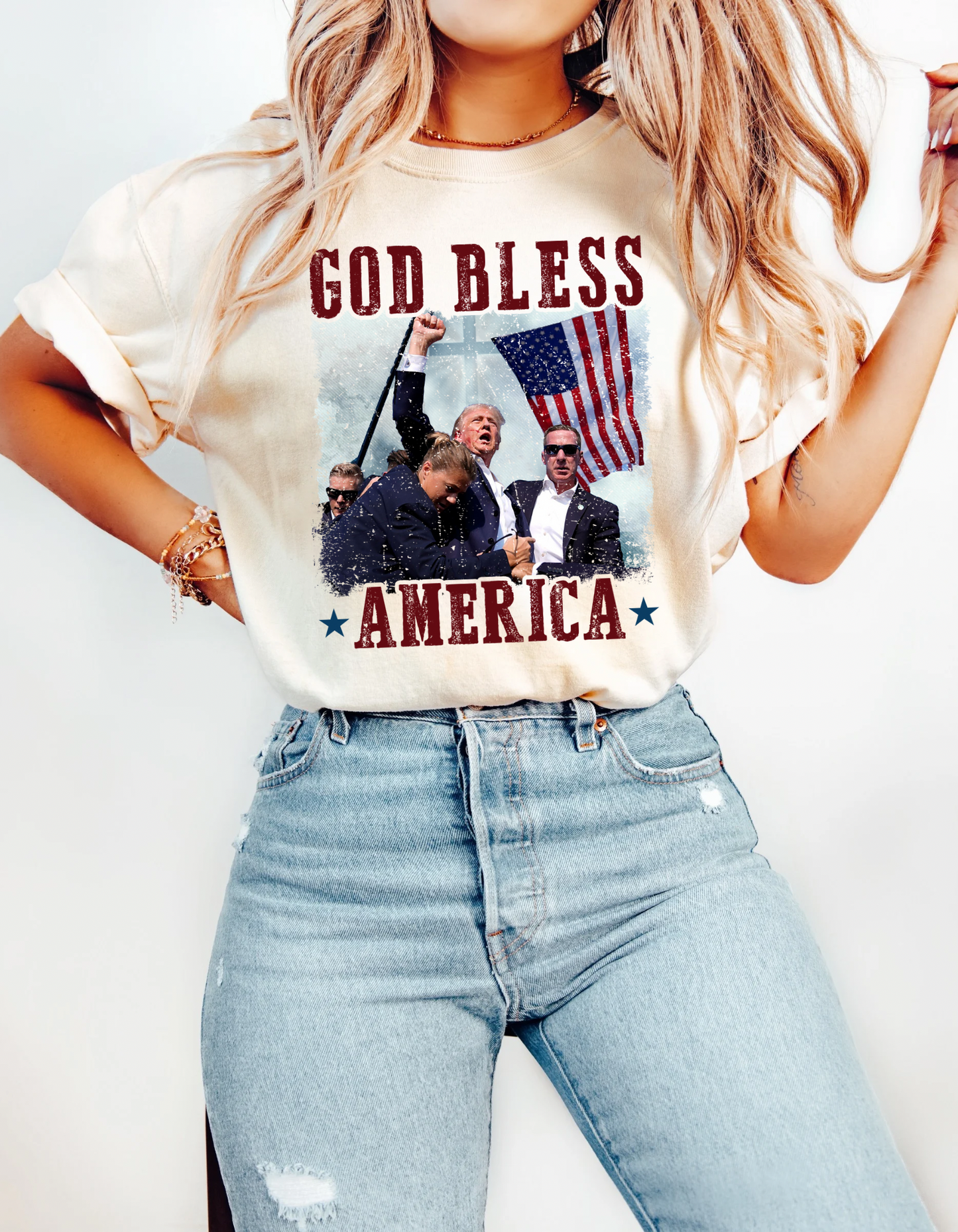 God Bless America tee