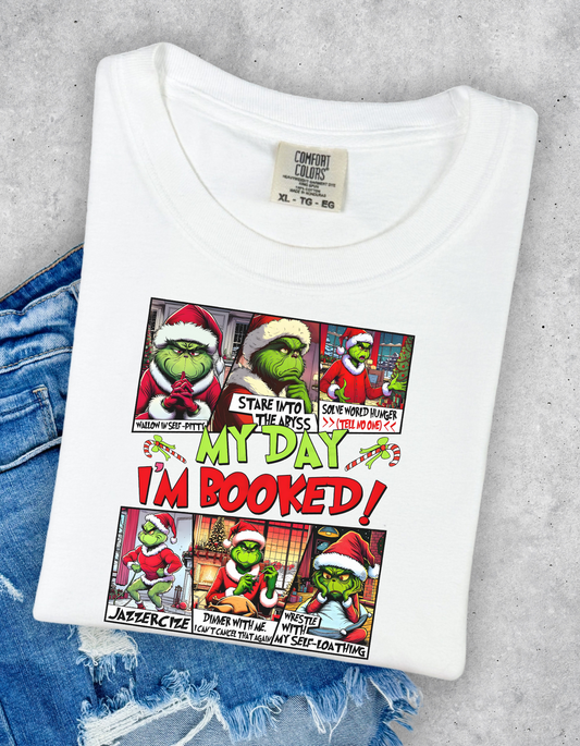 My day is booked graphic tshirt