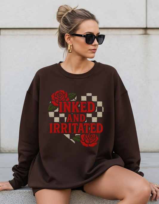 Inked & irritated Crewneck Sweater