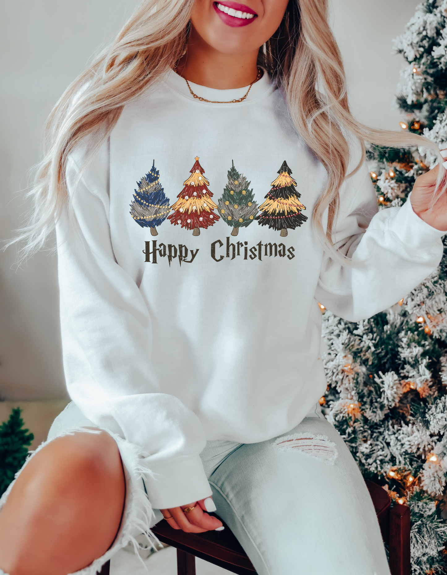 Happy Christmas Crewneck Sweater