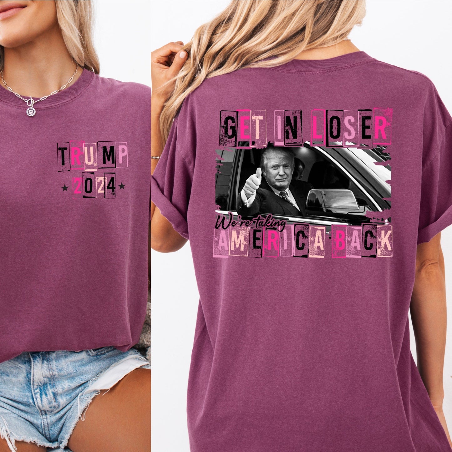 Trump get in loser tee