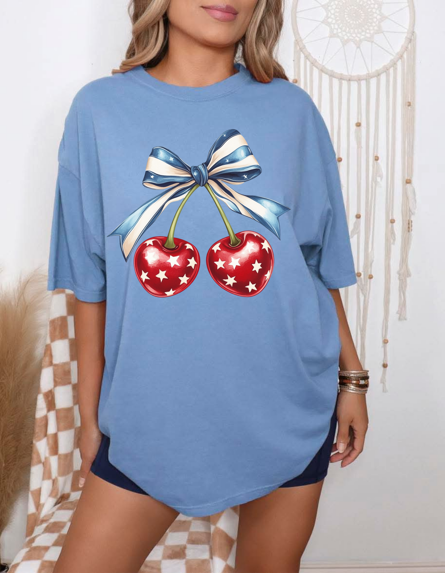 American Cherry Coquette Graphic Tee