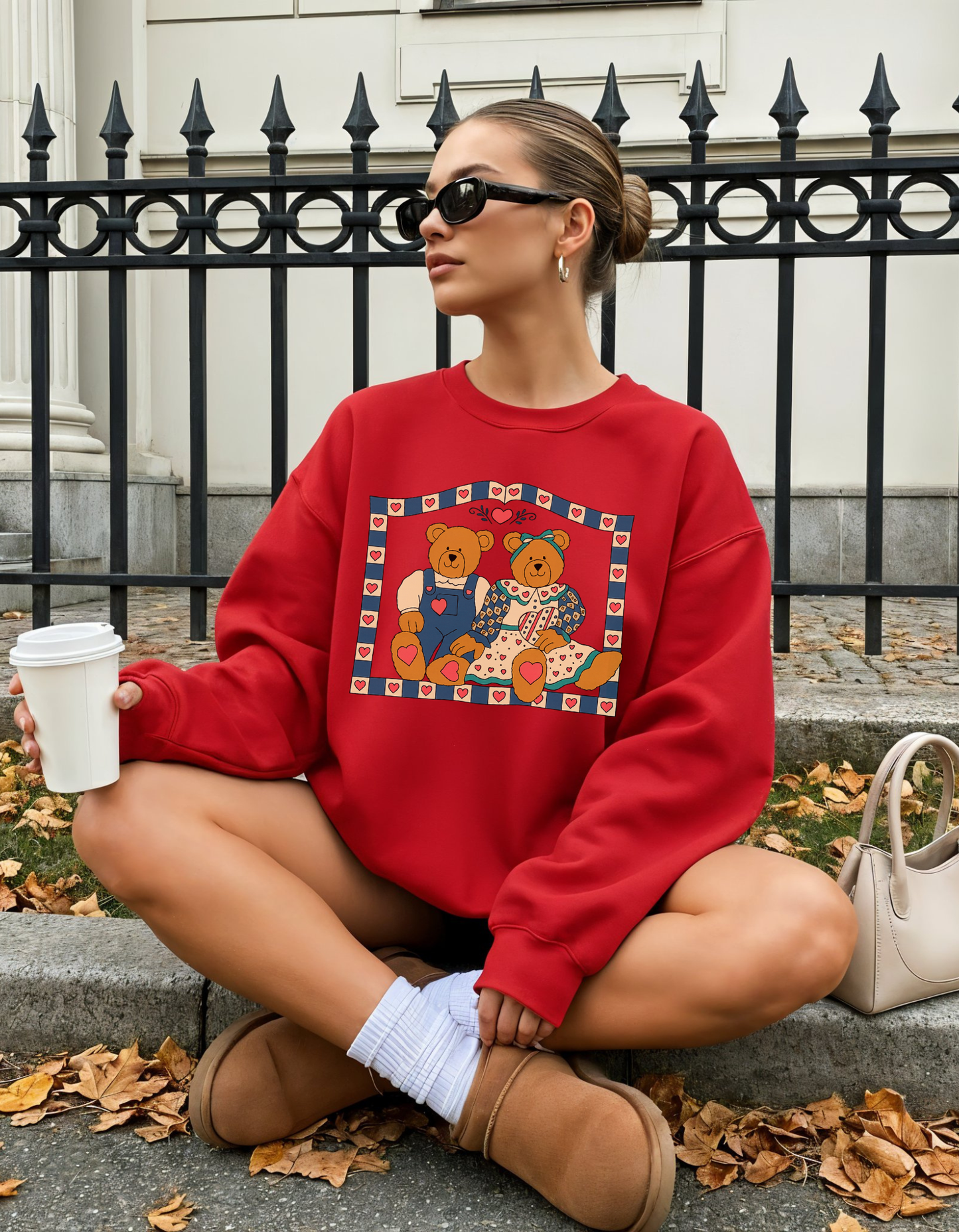 Vintage Thrift Bears Crewneck Sweater
