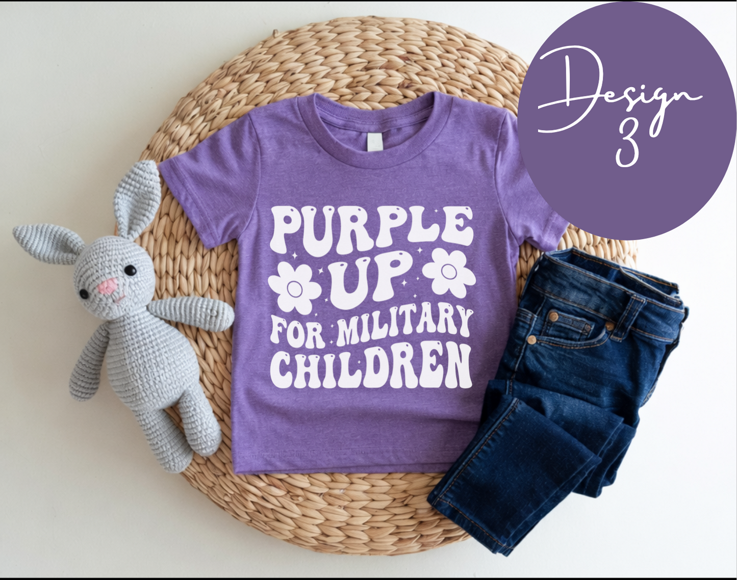 (Pre-order) Purple up for military kids