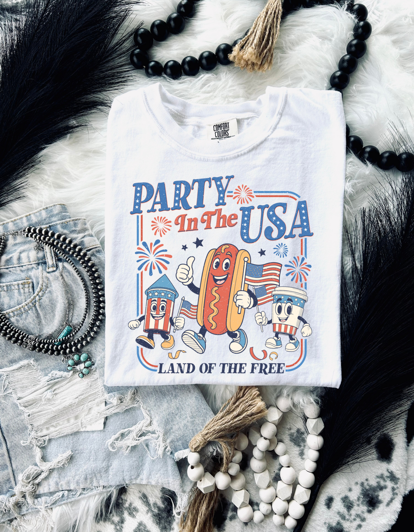 Retro Party in the USA Graphic Tee