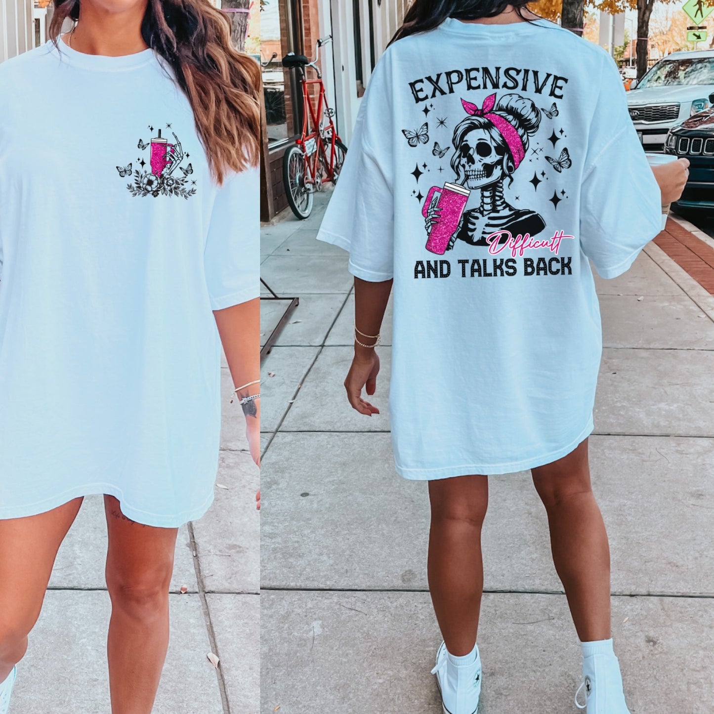 Difficult and talks back tee