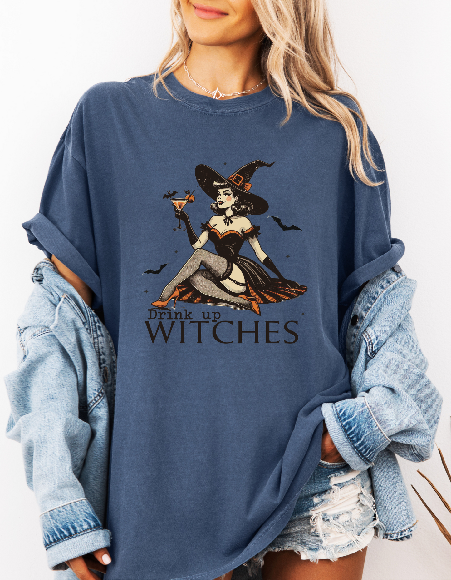 Drink up witches tee