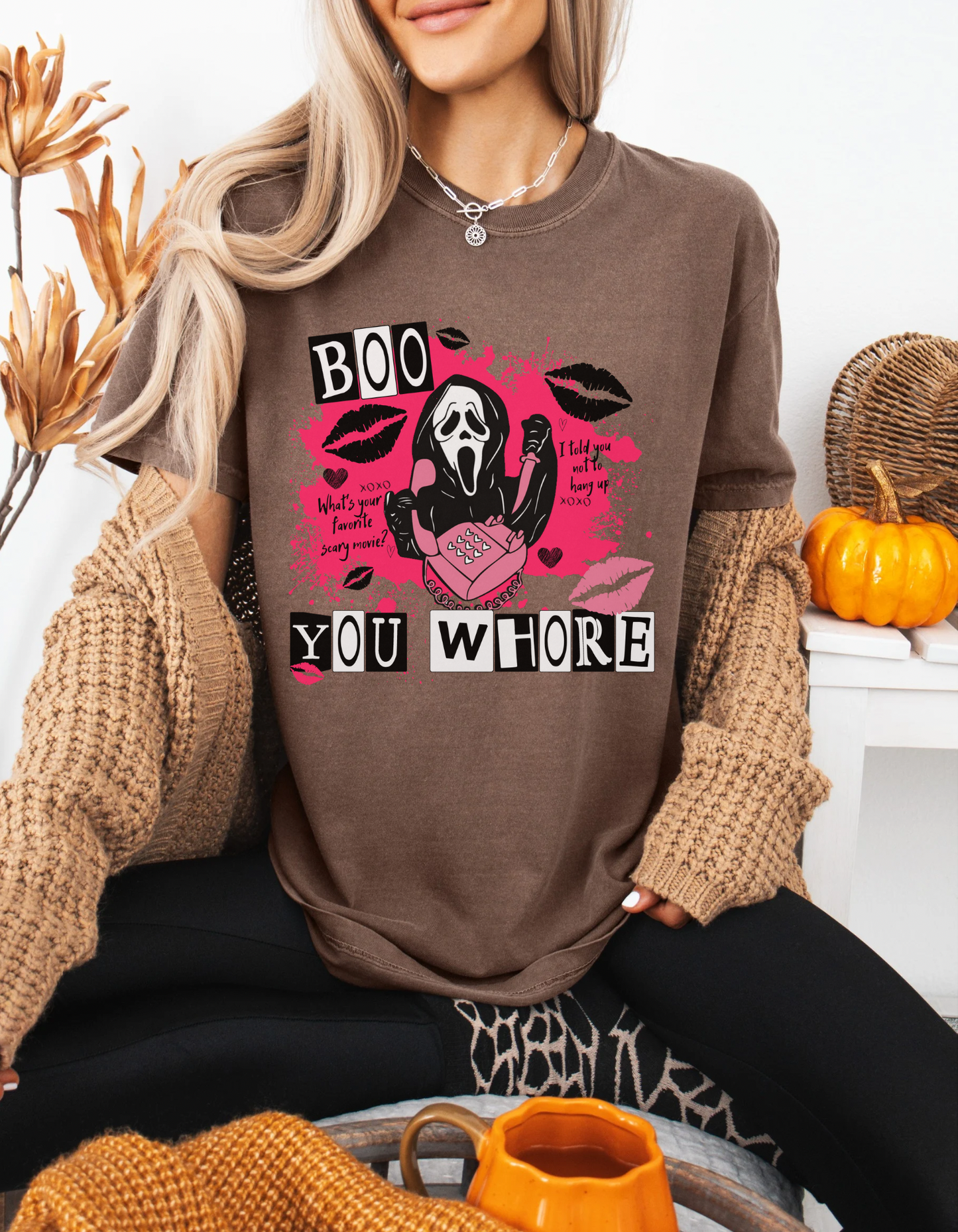 Ghostface x mean girls tee