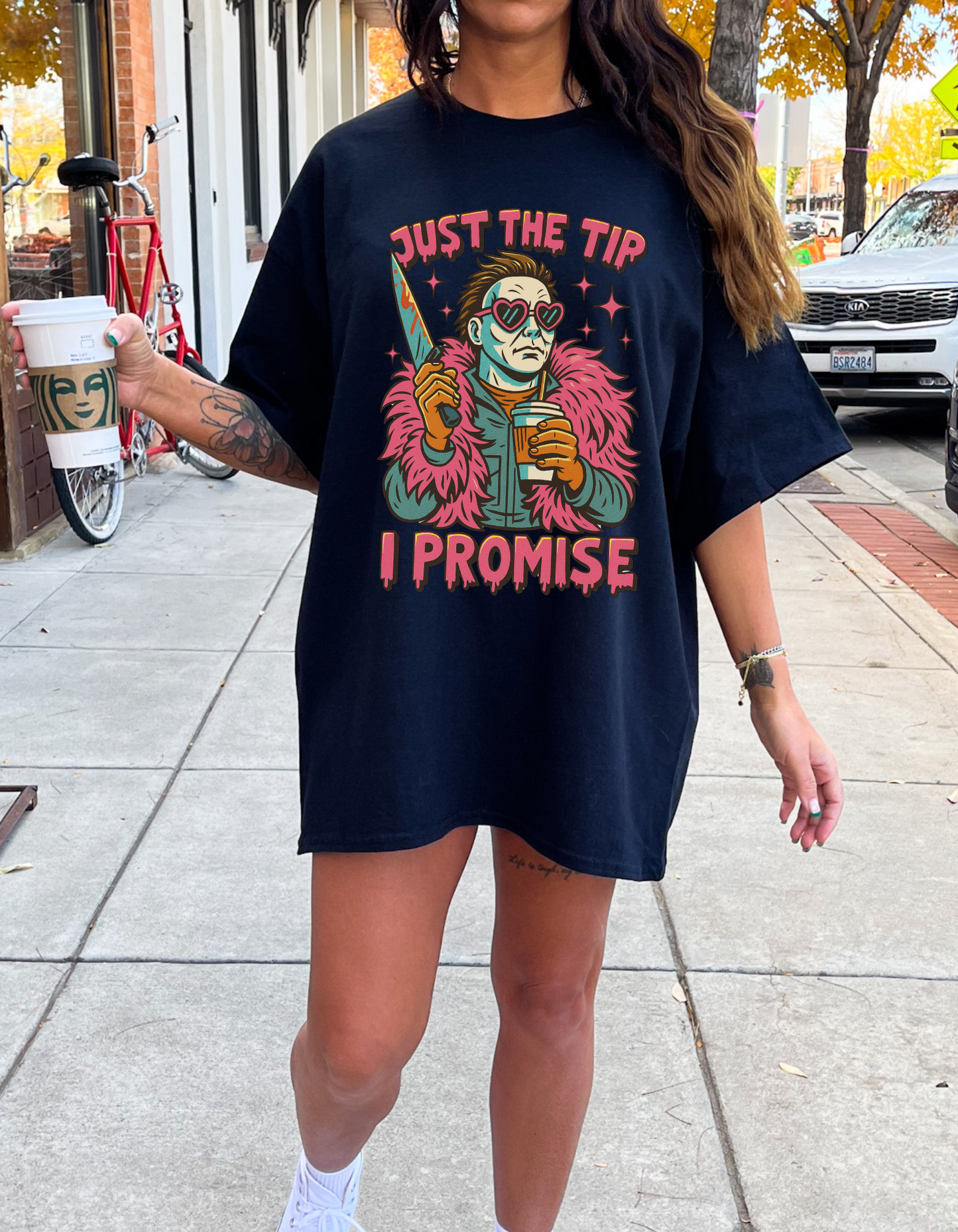 Just the tip I promise graphic tee