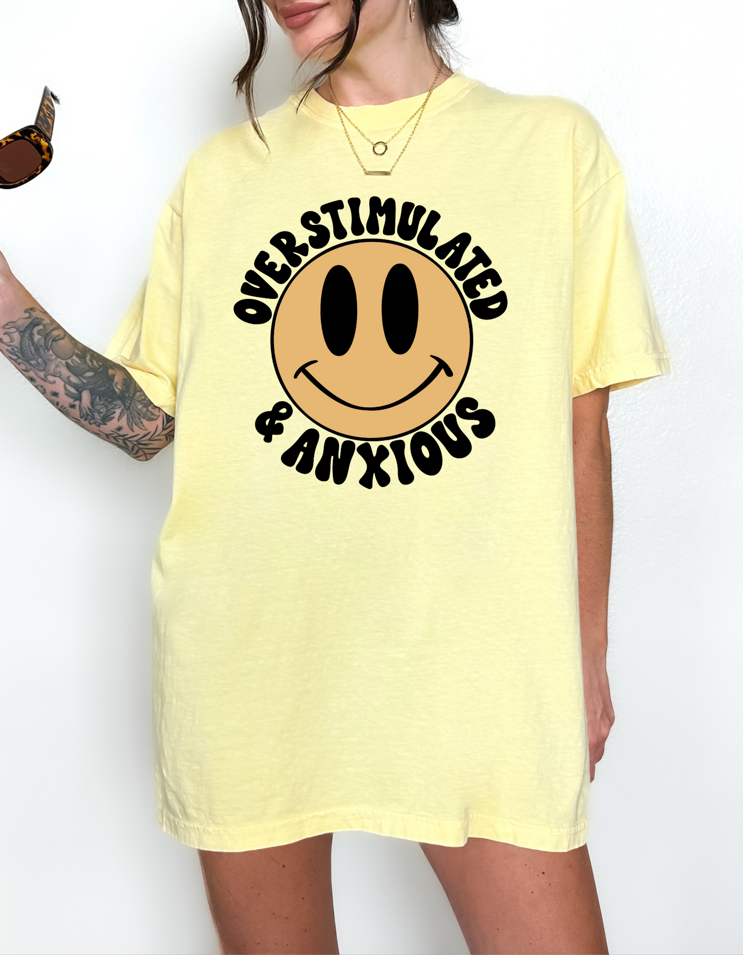 Overstimulated & Anxious Graphic Tee