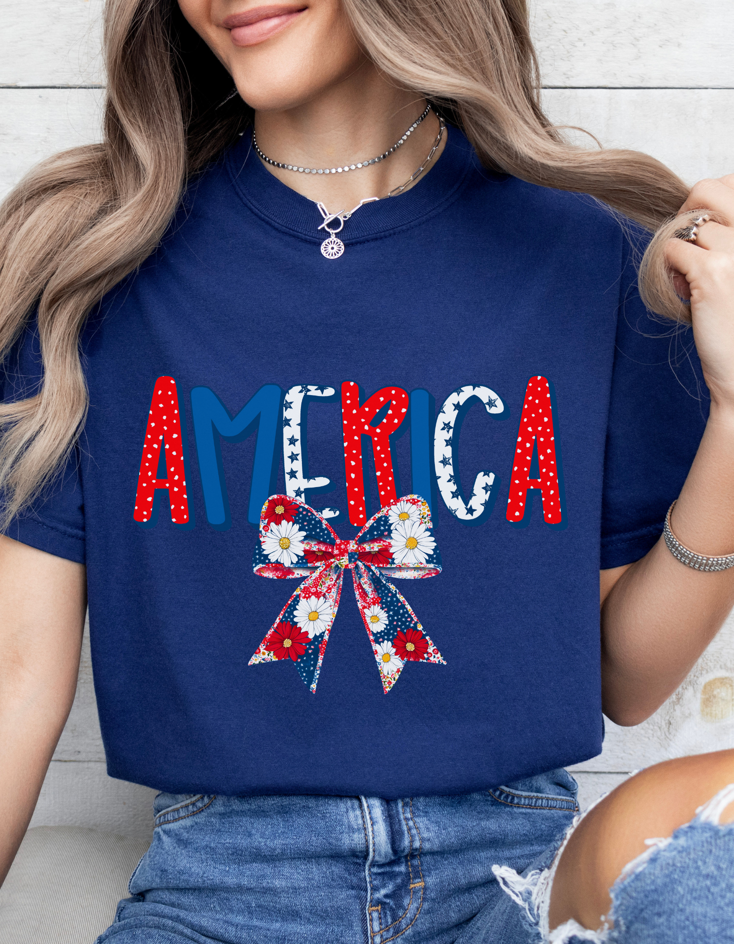 America Bow Graphic Tee