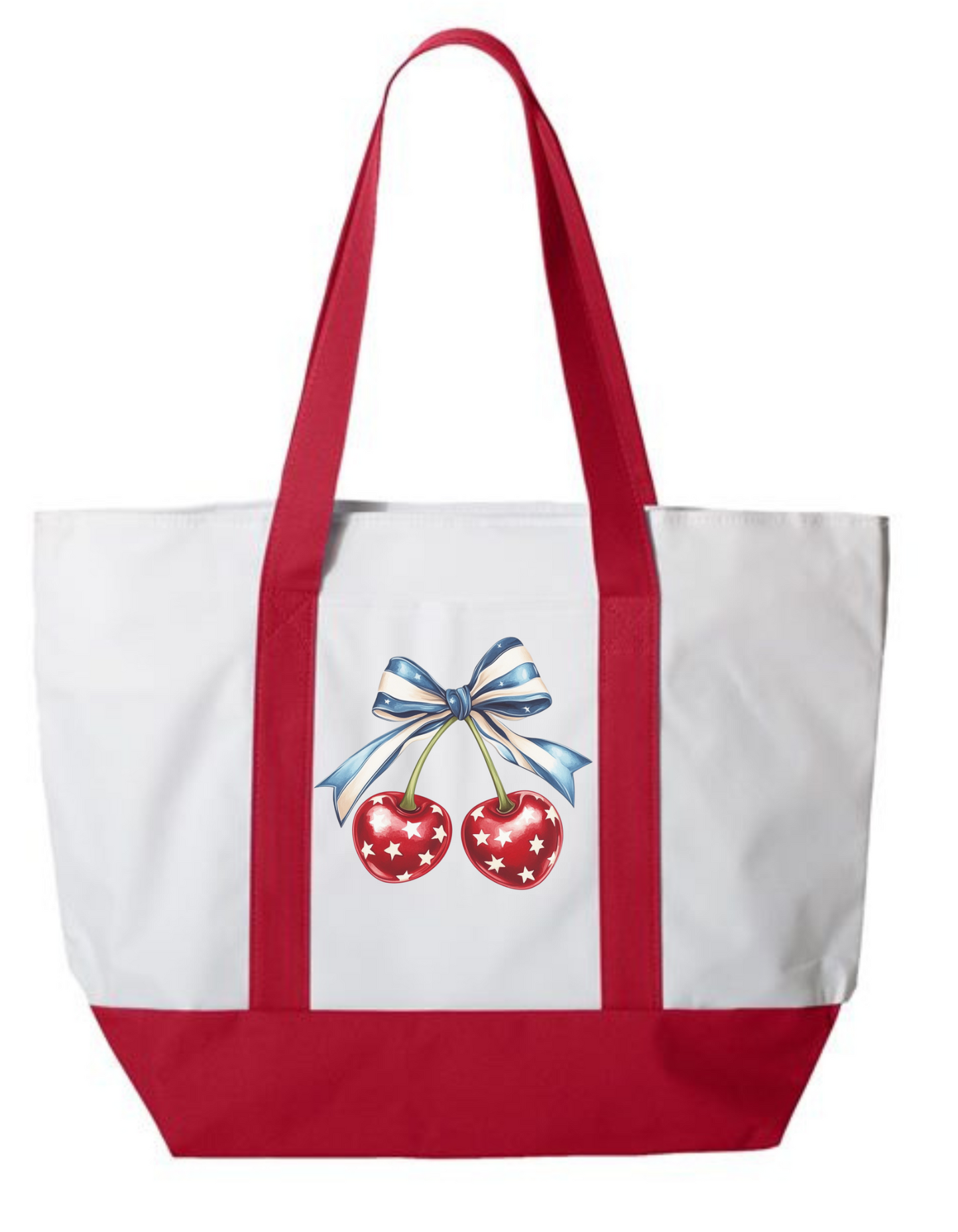 American Cherry Tote Bag