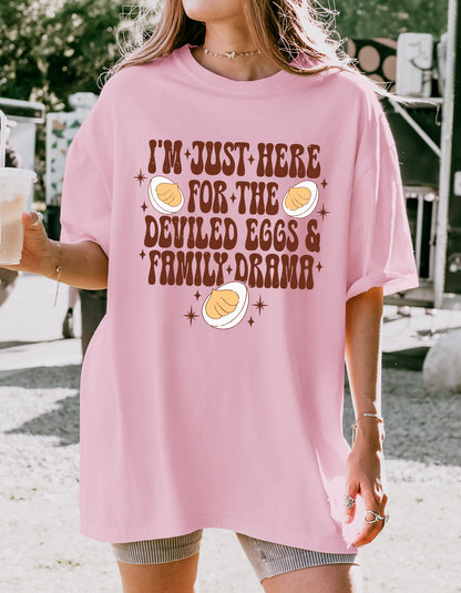 Deviled Eggs & Family Drama Graphic Tee