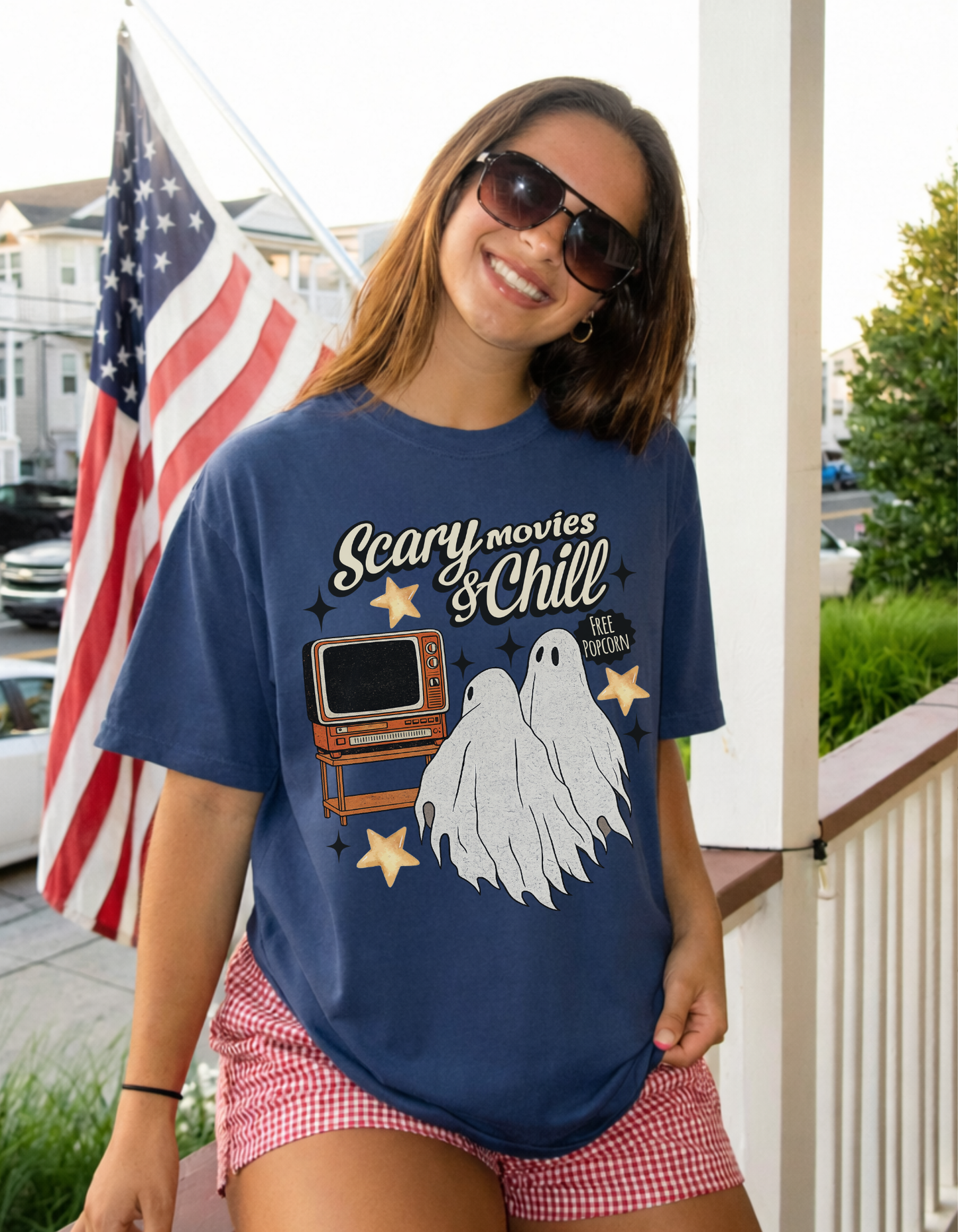Scary movies and Chill Tee