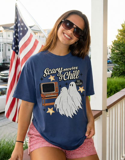 Scary movies and Chill Tee
