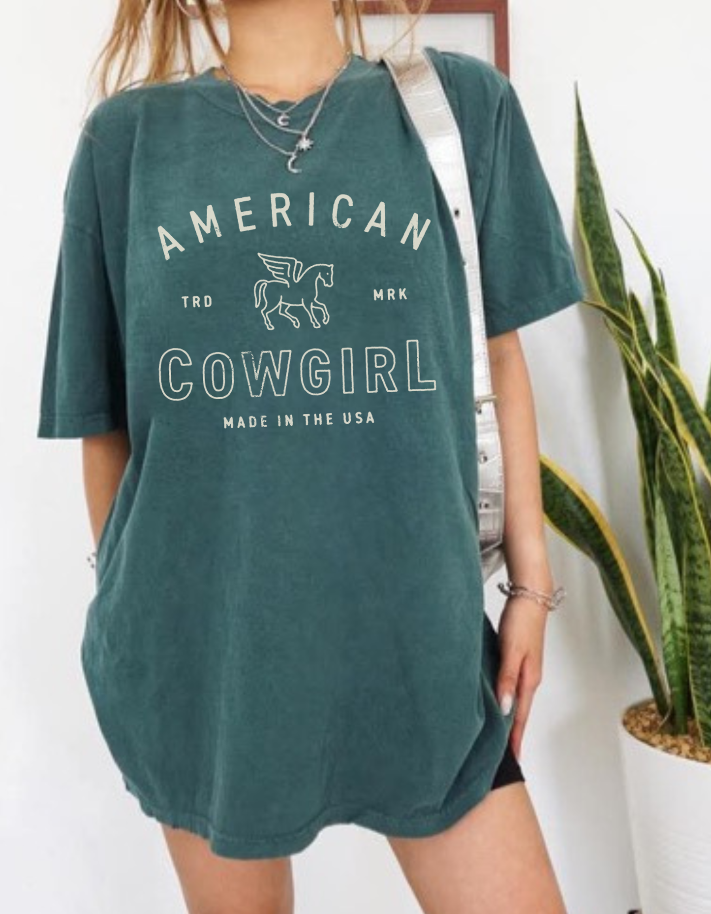 American Cowgirl Graphic Tee