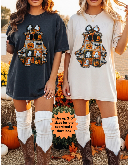 Patchwork Ghost Graphic Tee