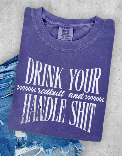 Drink Your Redbull Graphic Tshirt