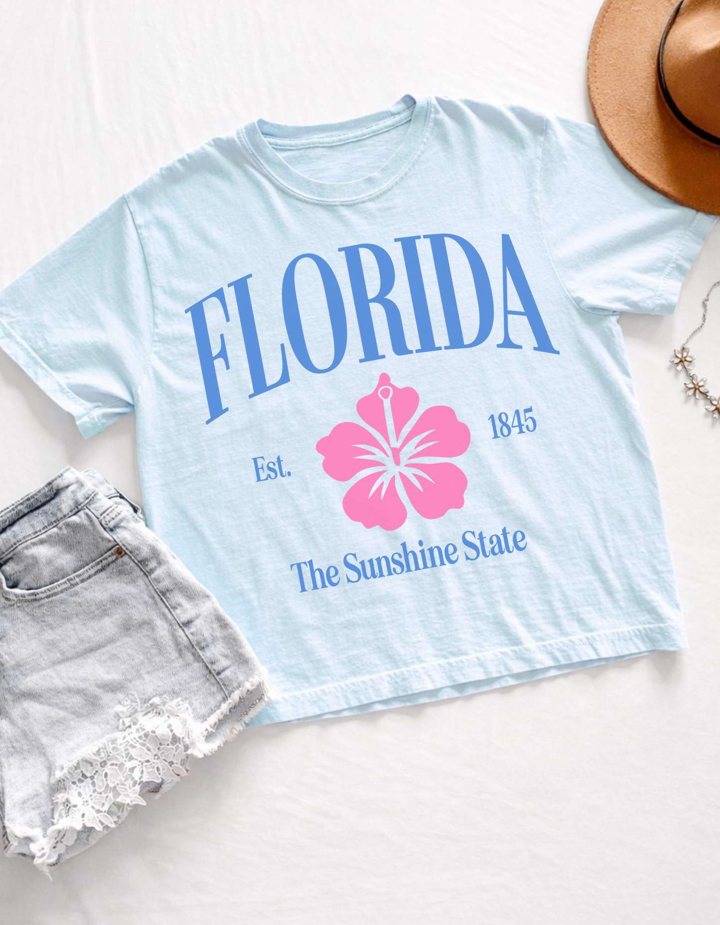 Florida Cropped Boxy Tee