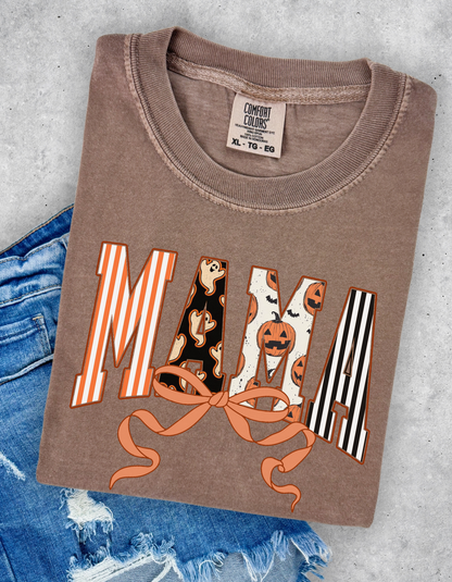 Spooky mama coquette graphic tee