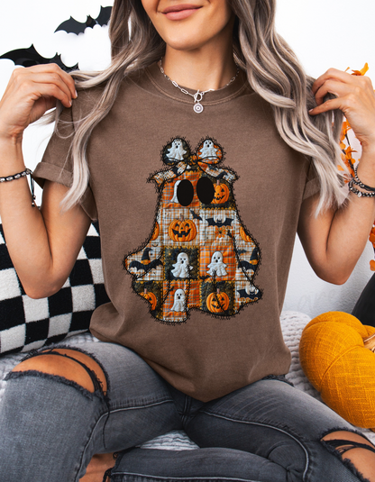 Patchwork Ghost Graphic Tee
