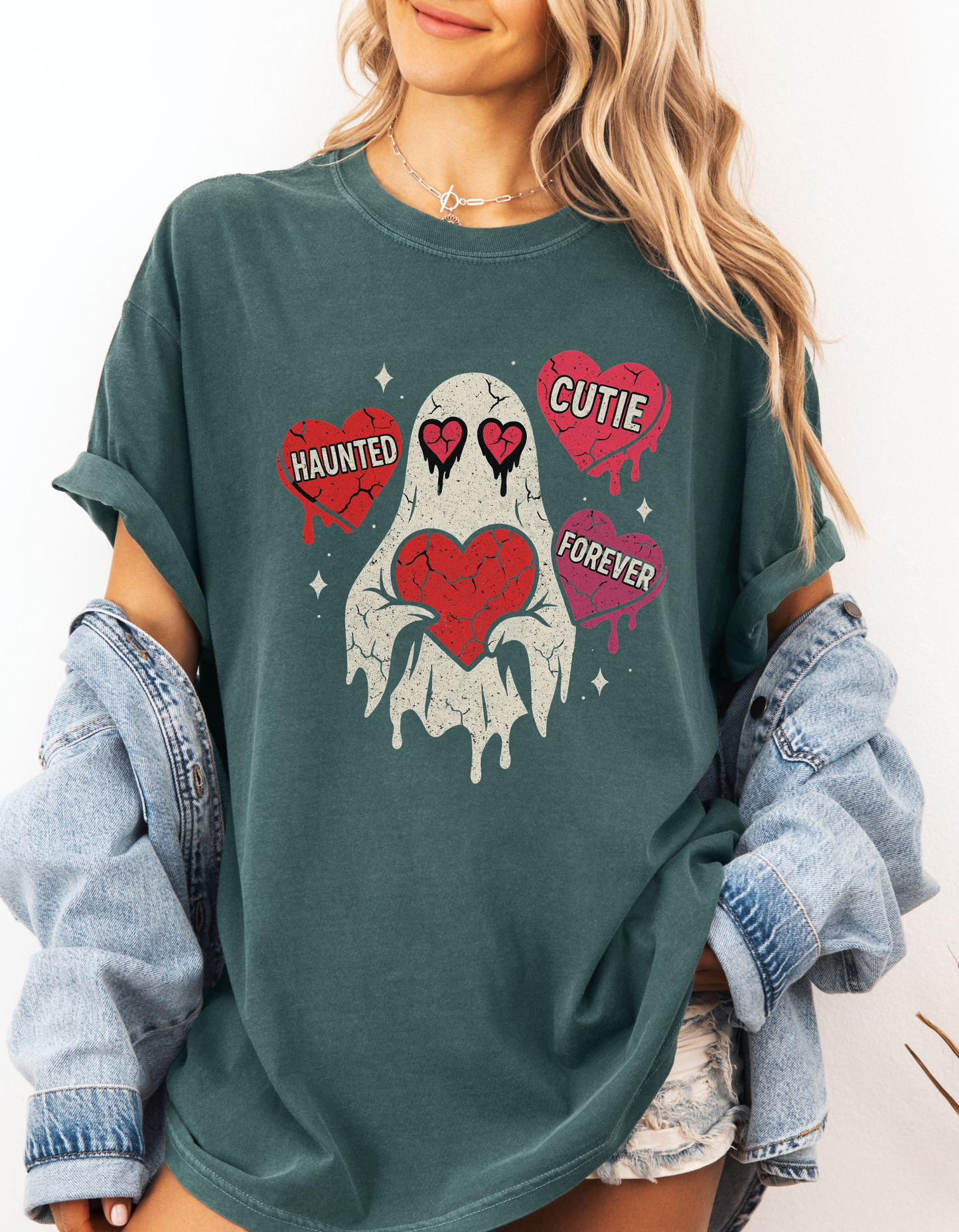 Haunted Valentines Ghost Tee