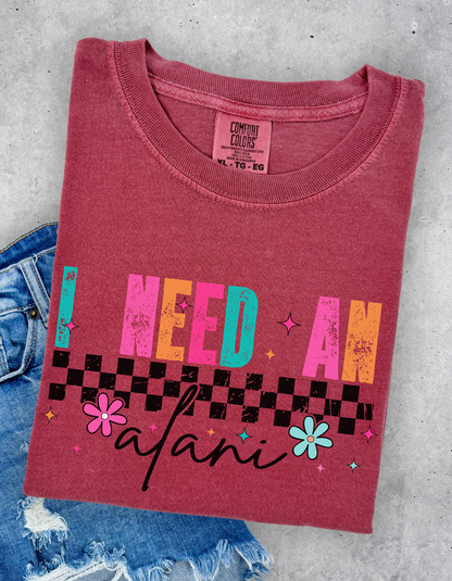 I need an Alani graphic tshirt