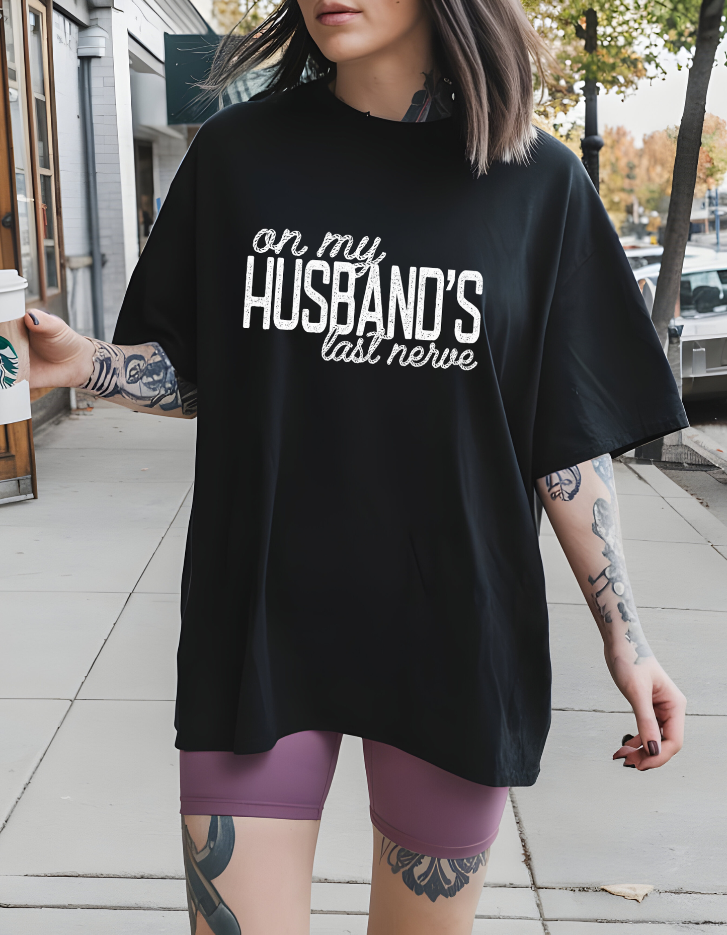 Husbands Last Nerve Graphic Tee
