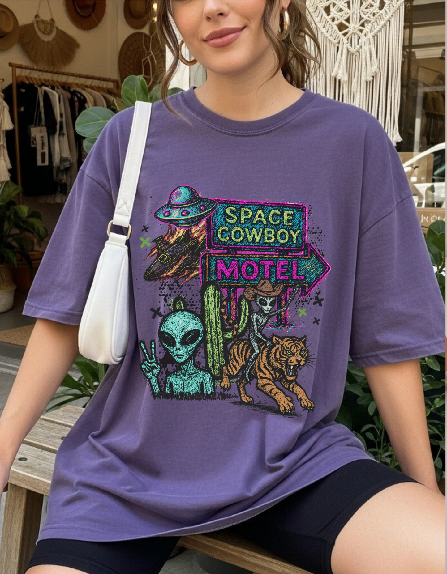 Space Cowboy Motel Graphic Tee
