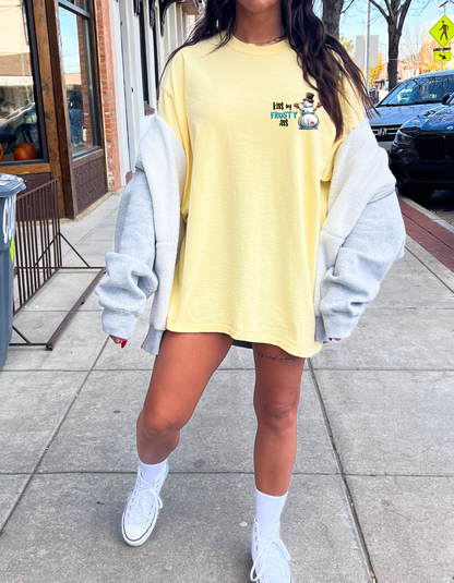 Kiss My Frosty Ass Pocket Graphic Tshirt by