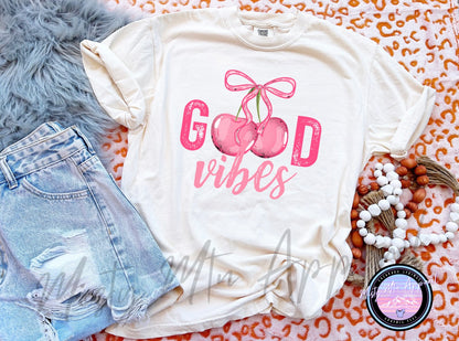 Good vibes graphic tee