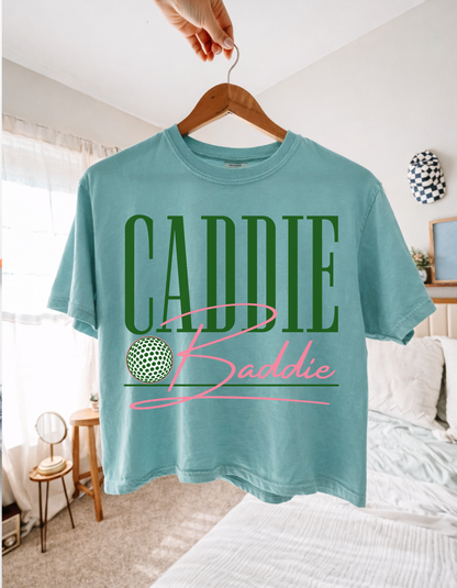 Caddie Baddie Cropped Boxy Tee