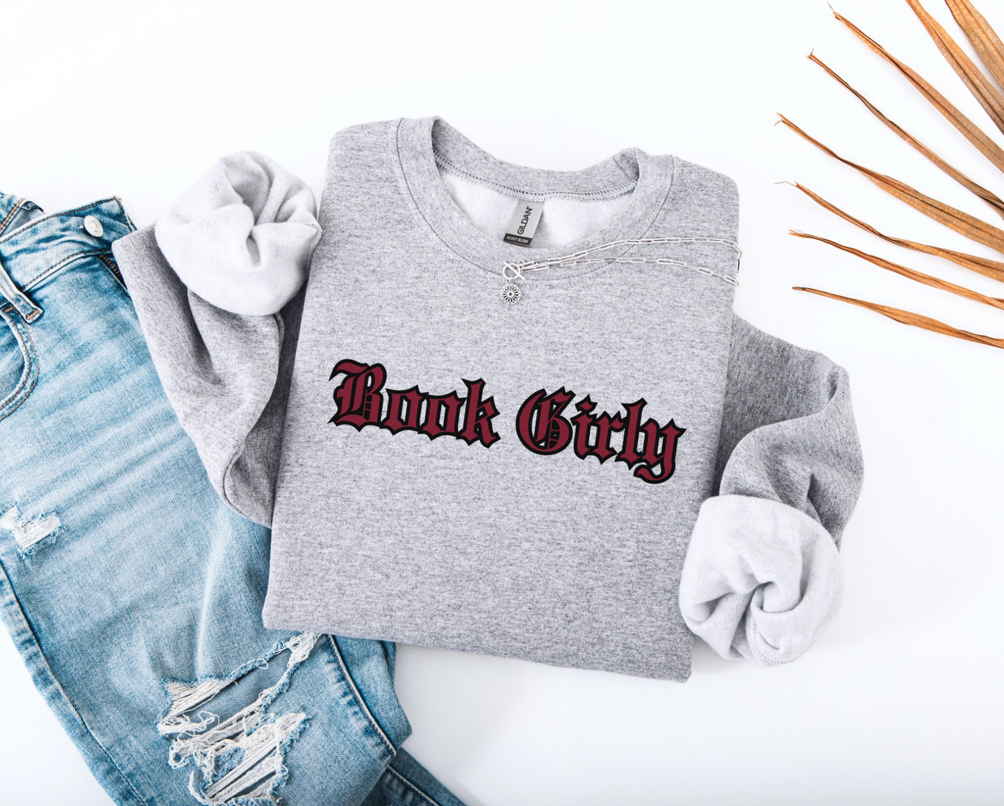 Book girly Crewneck Sweater