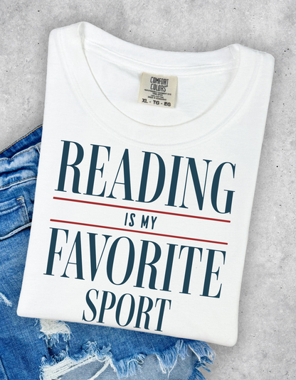 Reading is my Favorite Sport Tshirt
