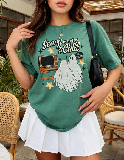 Scary movies and Chill Tee
