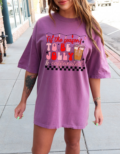 Tis the Season to be Caffeinated Graphic Tee