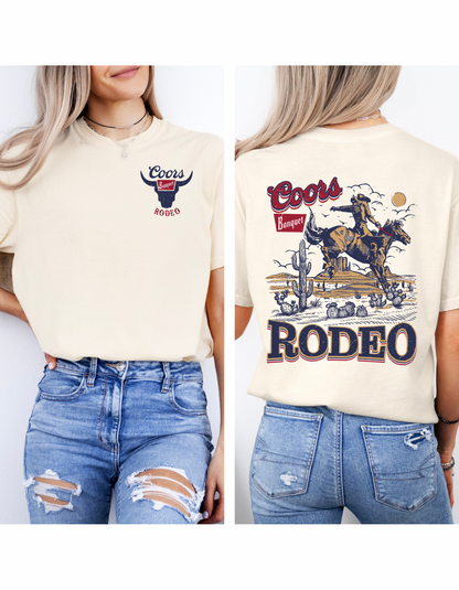 Coors Banquet Rodeo Graphic Tshirt