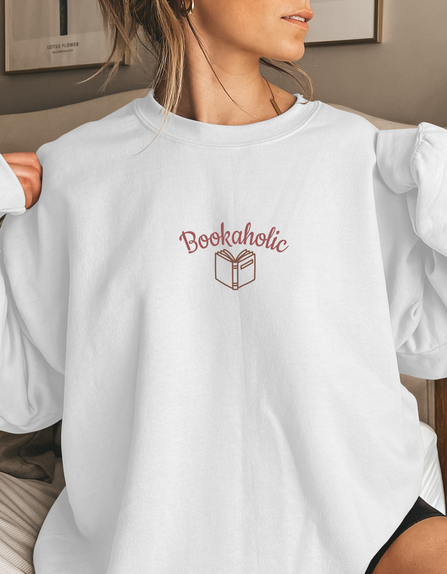 Bookaholic Crewneck sweater