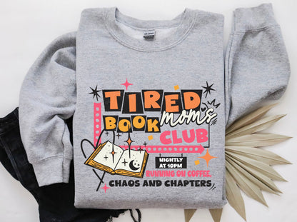 (PRE-ORDER) Tired Moms Book Club Crewneck Sweater