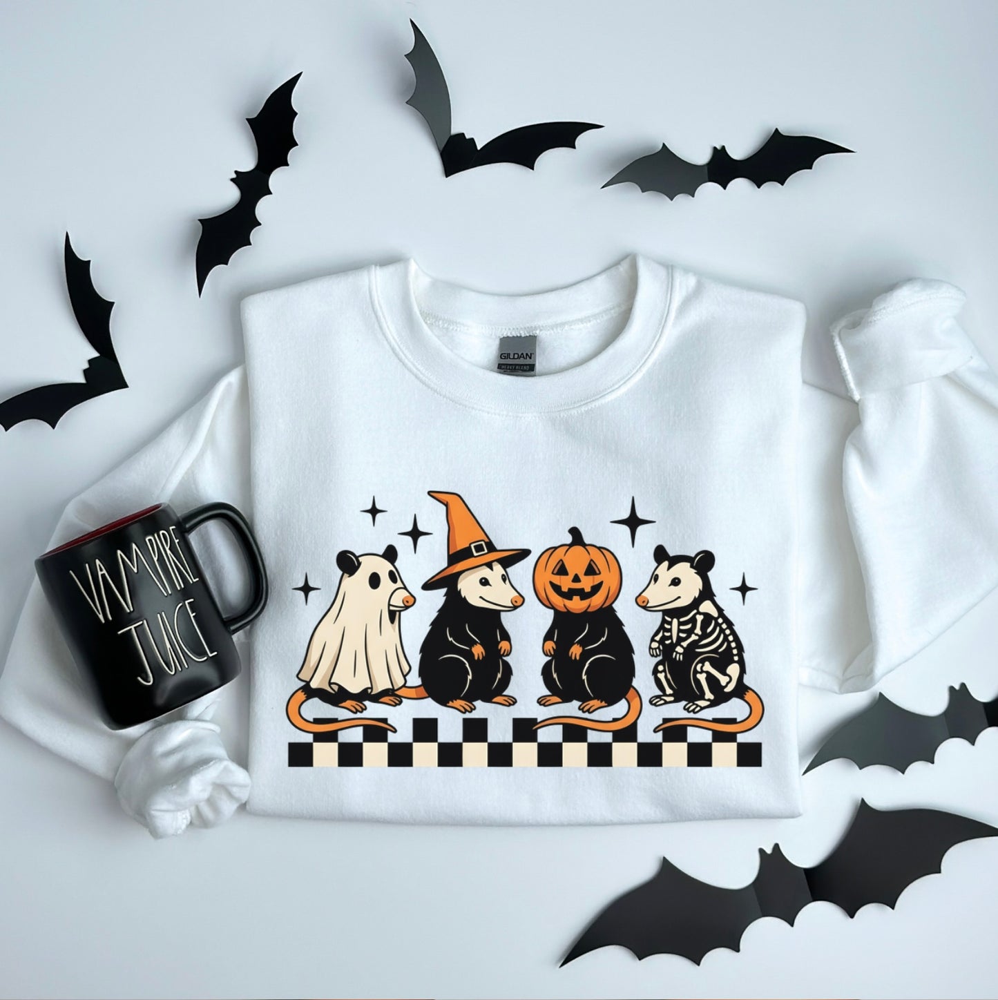 Halloween Possums Crewneck Sweater