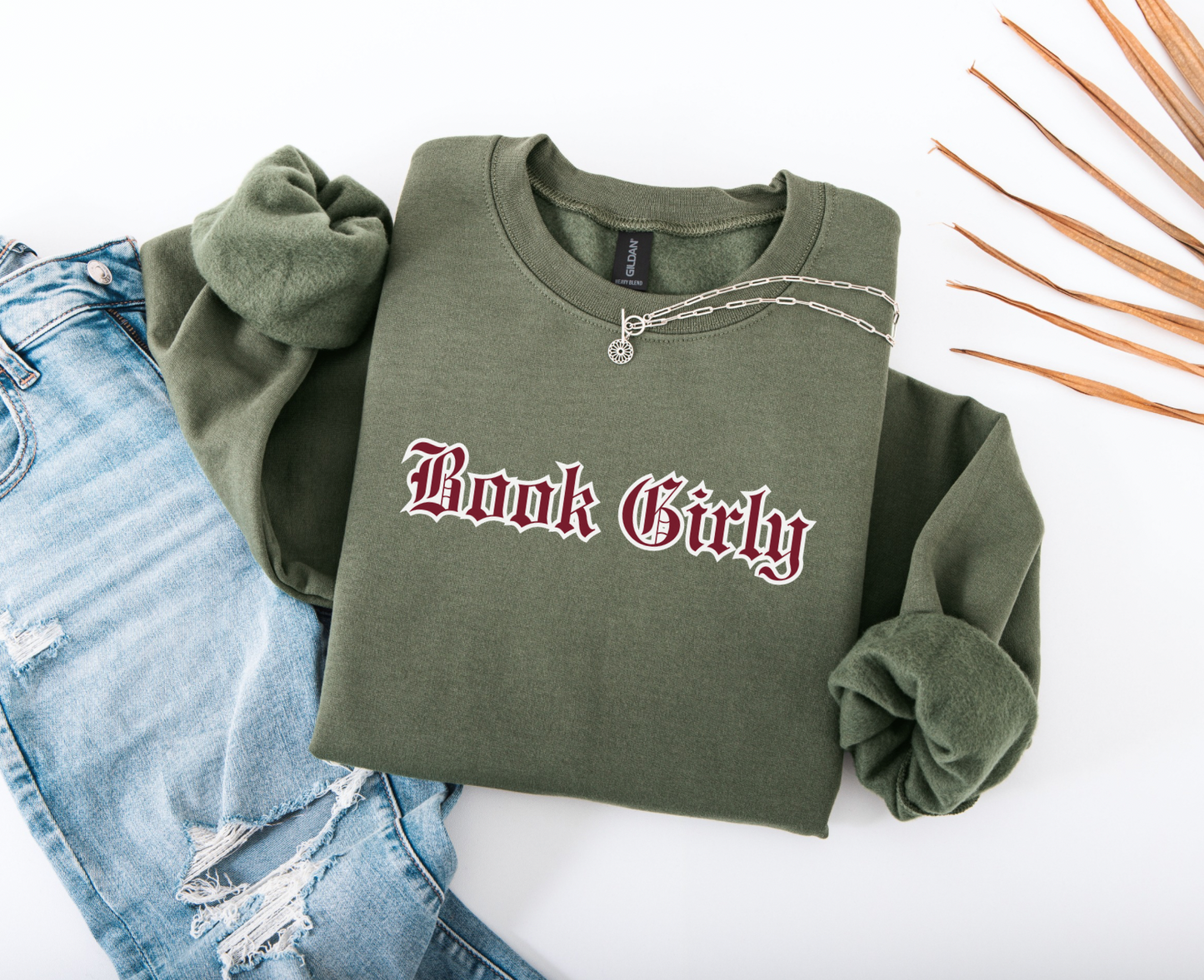 Book girly Crewneck Sweater