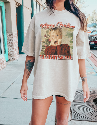 Merry Christmas you filthy animals Graphic Tee