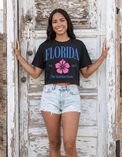 Florida Cropped Boxy Tee