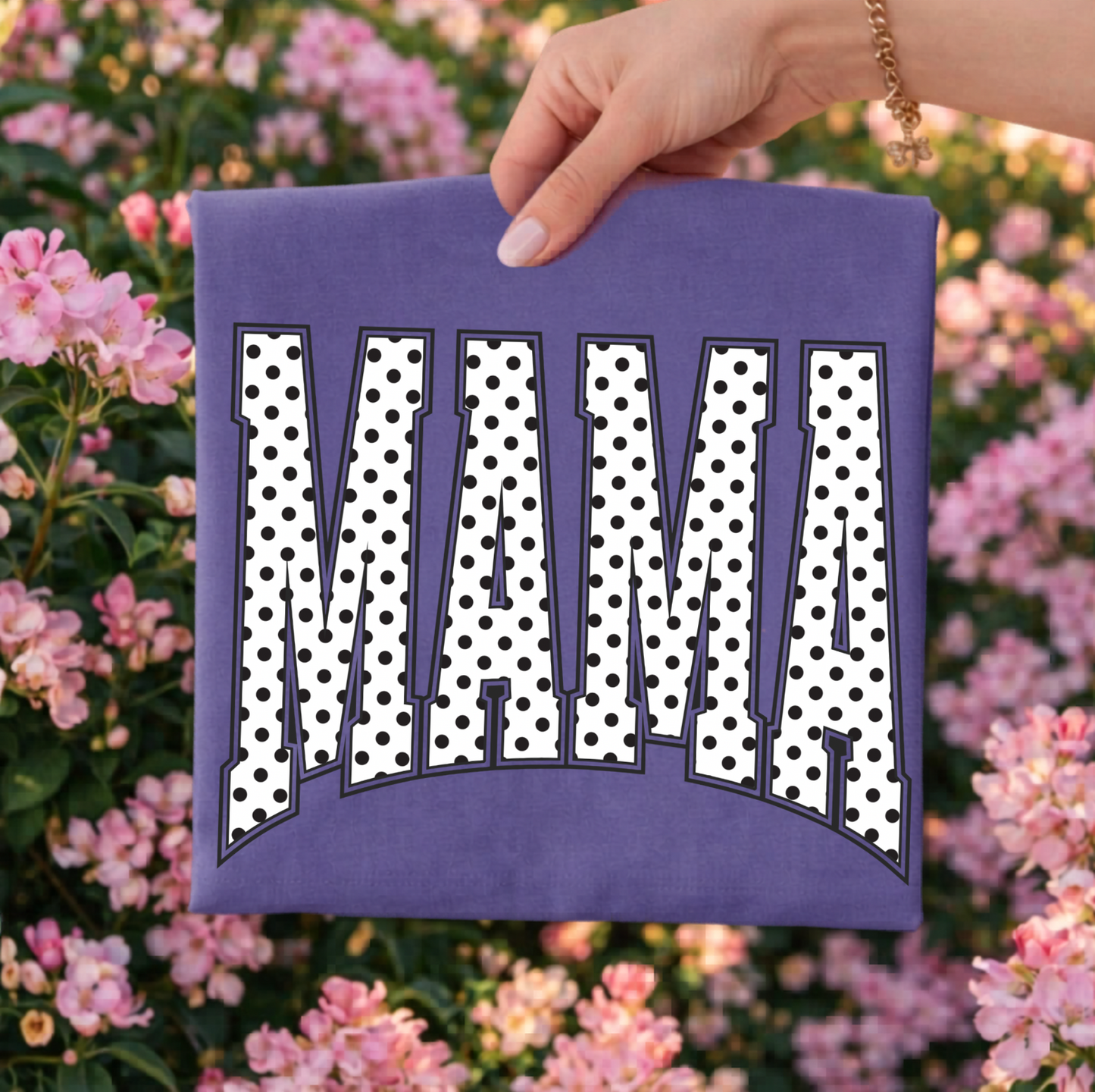Polka dot Mama Tee
