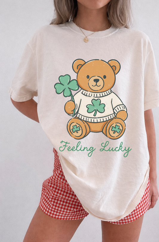 Feeling Lucky Bear Graphic Tee