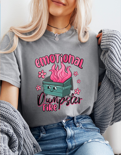Emotional dumpster fire tshirt