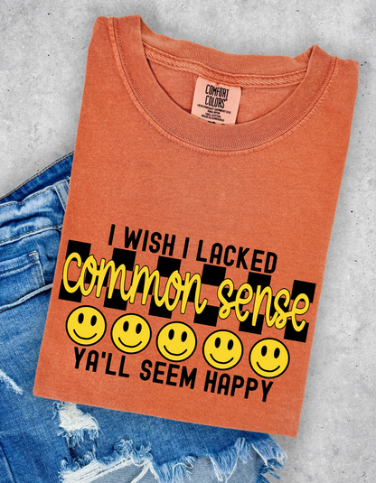 Common Sense Tshirt