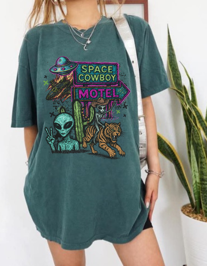 Space Cowboy Motel Graphic Tee