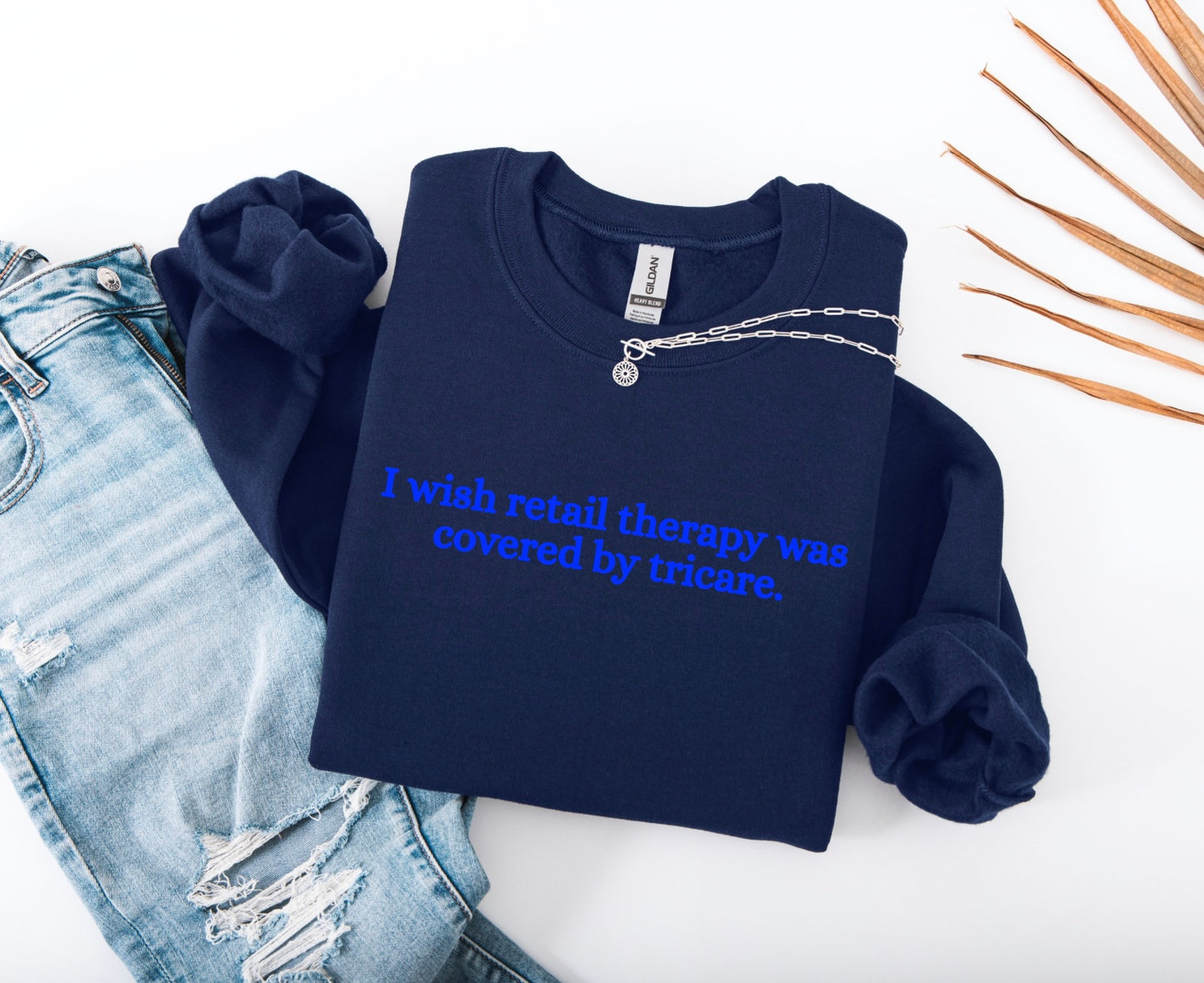 (Pre-order) Covered By Tricare Crewneck Sweater