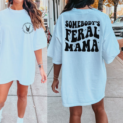 Matching Mama and me Feral graphic tee